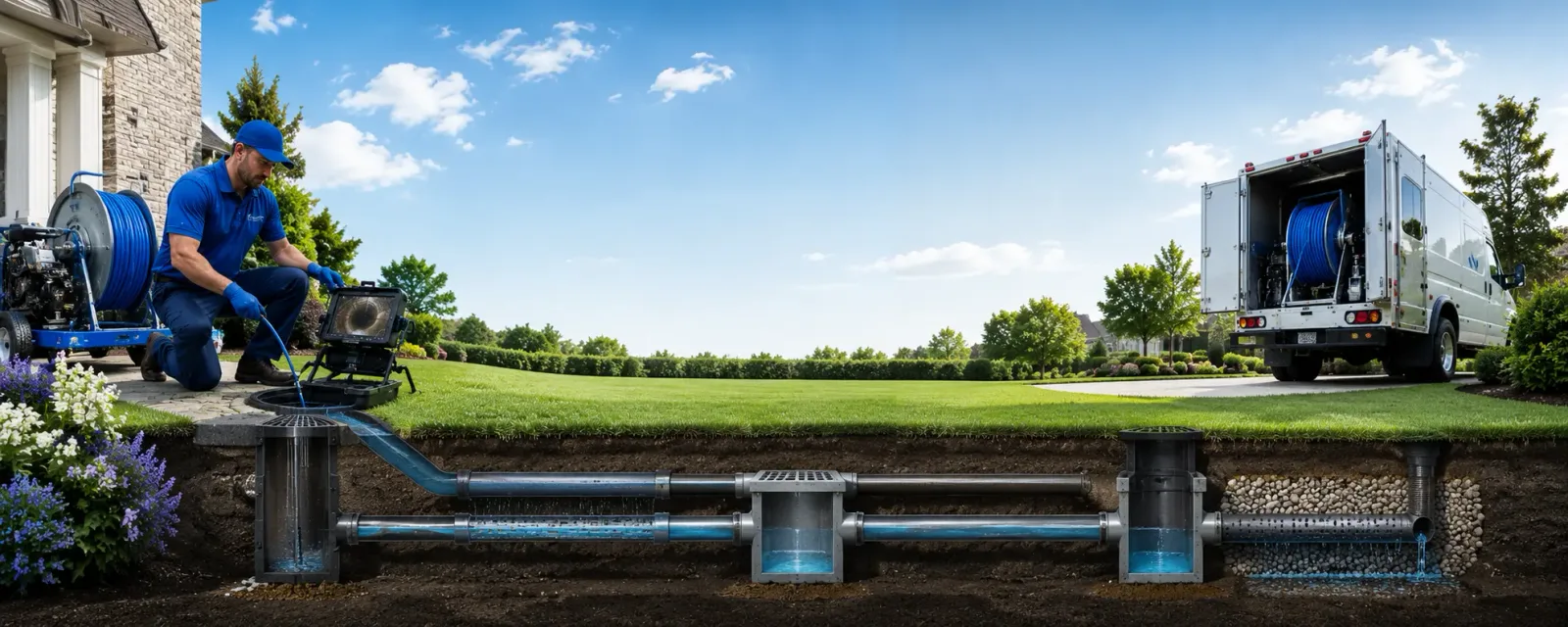 Outdoor drain cleaning information for Coldiron, KY